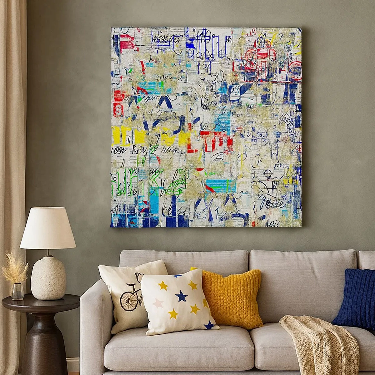 Vászonkép - Egyszerűen tetszik a szemnek - 30x30 cm