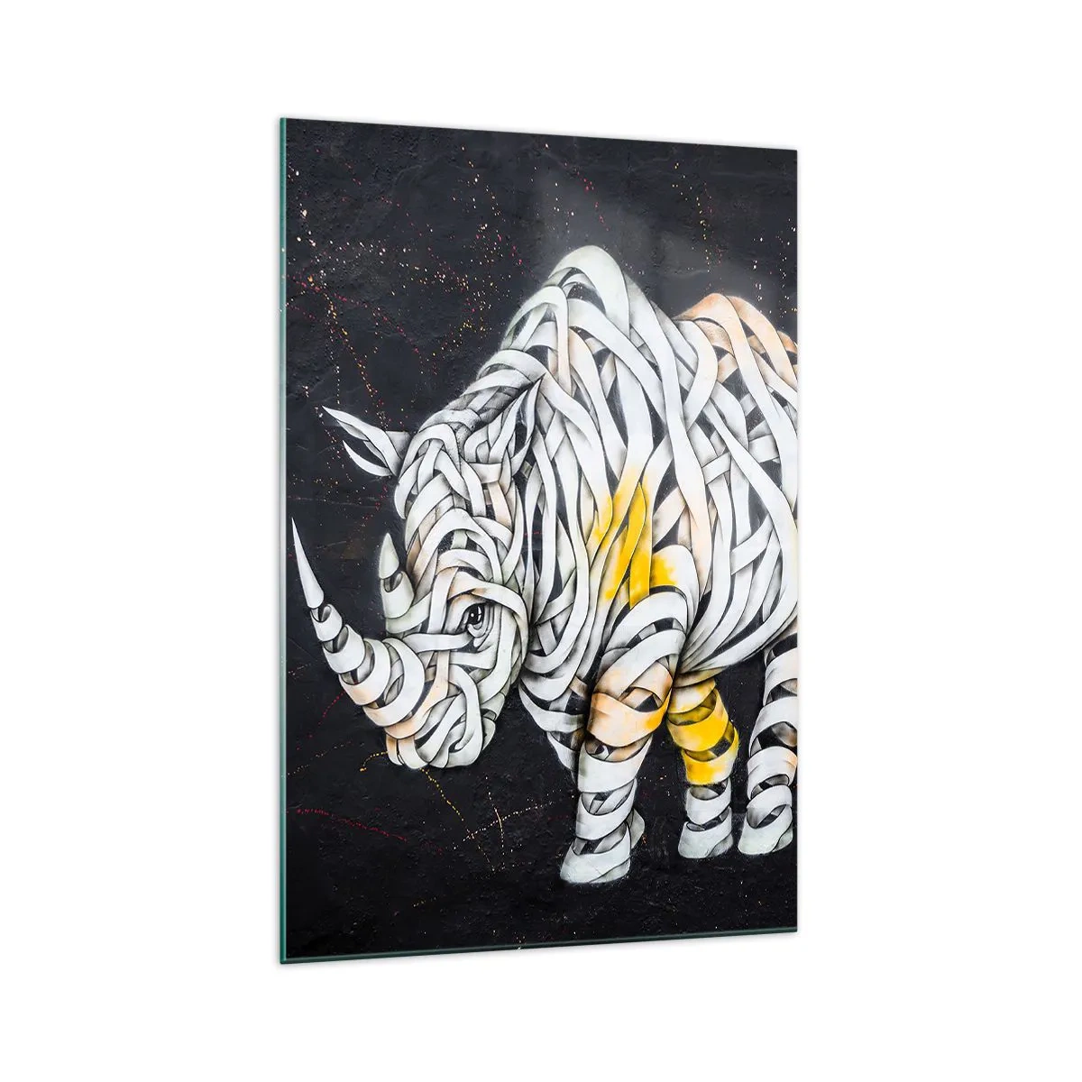 Üveg kép - A vastag bőr egy mítosz - 70x100 cm
