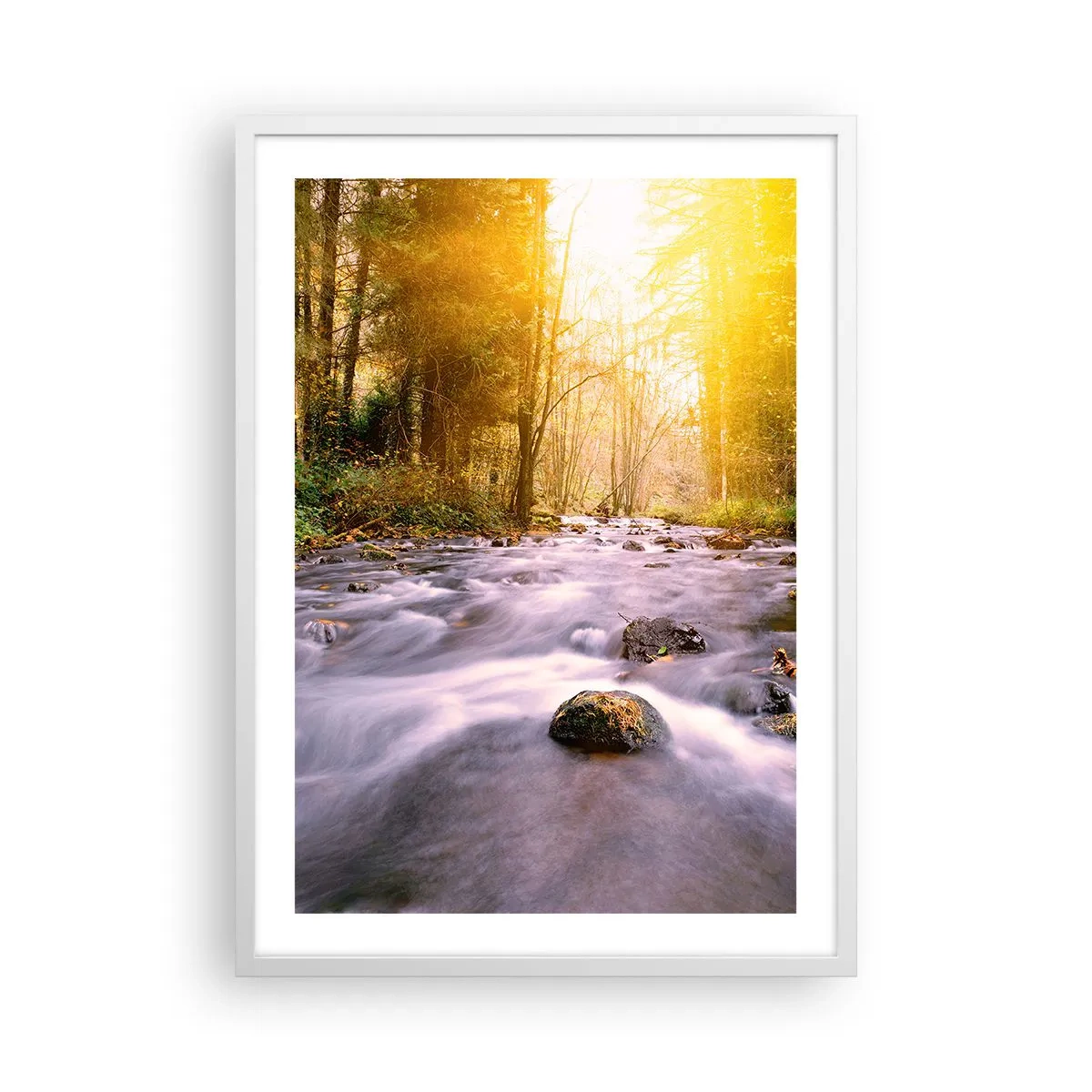 Poszter fekete keretben - Malachit ezüst és arany keretben - 50x70 cm