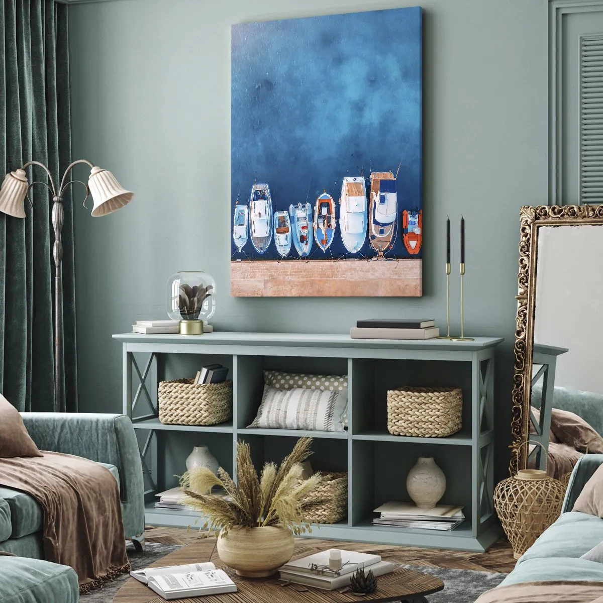 Vászonkép - Egy sorban - 65x120 cm