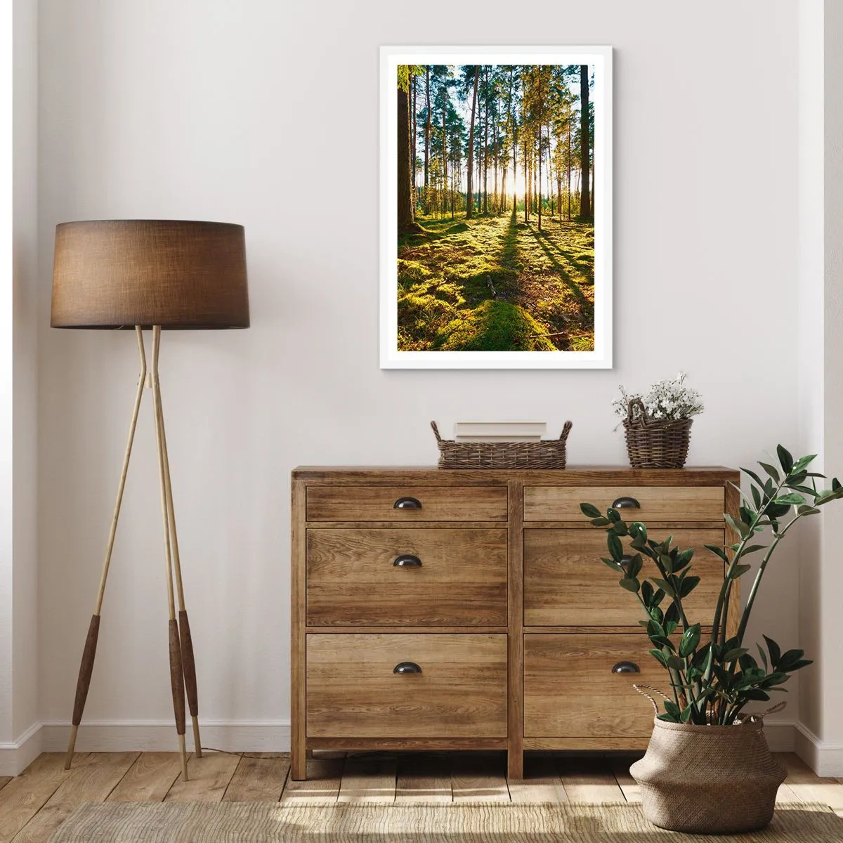 Poszter fekete keretben - … A hét erdőn túl - 61x91 cm