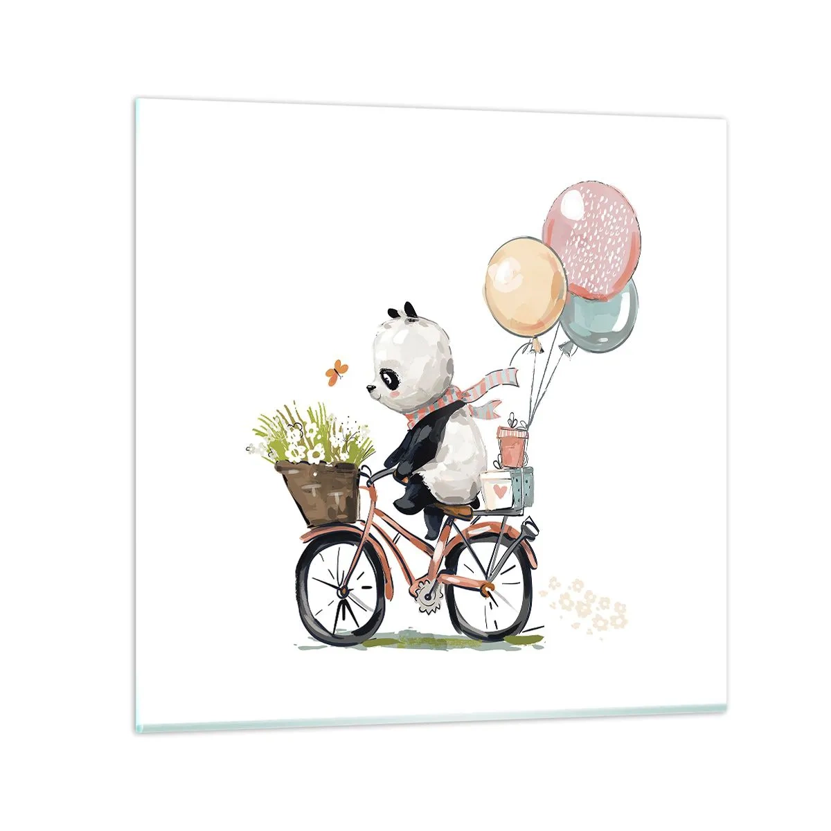 Üveg kép - Boldog nap - 60x60 cm