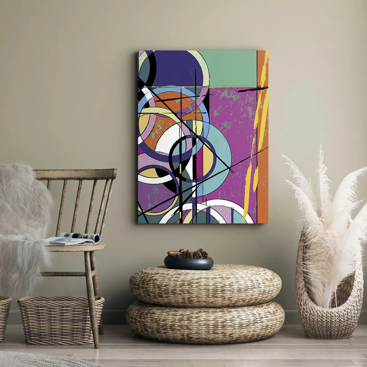 Vászonkép - Kerékről kerékre - 45x80 cm