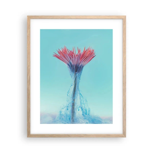 Poszter világos tölgy keretben - Élénkítő ölelésben - 40x50 cm