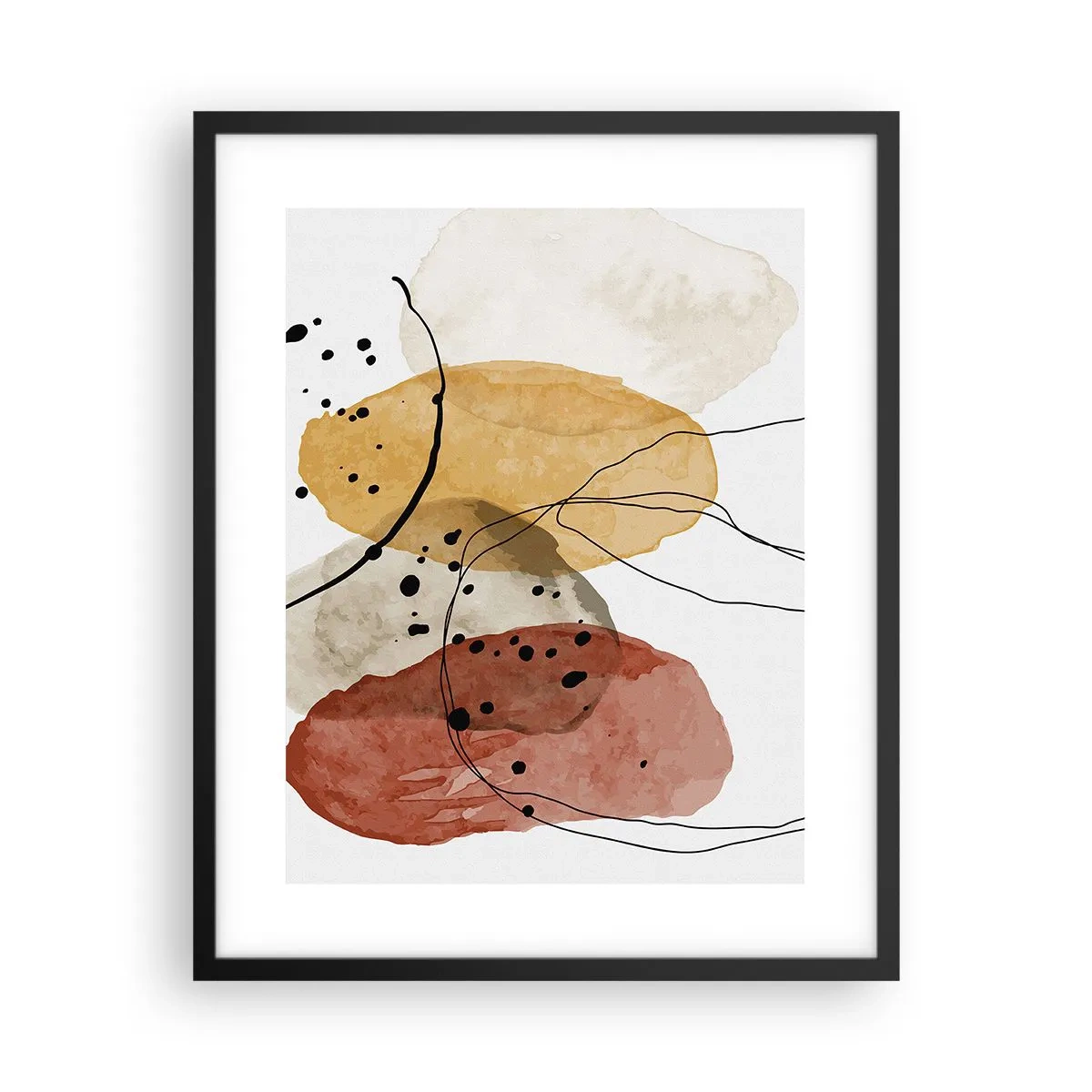 Poszter fehér keretben - Mint a könnyű, friss levegő - 40x50 cm