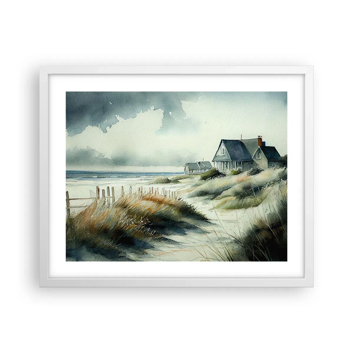 Poszter fekete keretben - Távol a nyüzsgéstől - 50x40 cm