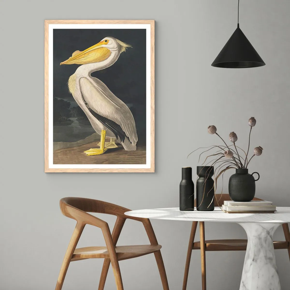 Poszter világos tölgy keretben - Tele büszkeséggel - 70x100 cm