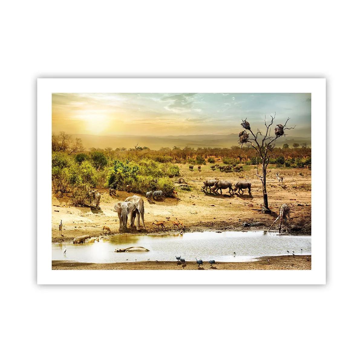 Poszter - „Z Edenu zaś wypływała rzeka…" - 70x50 cm
