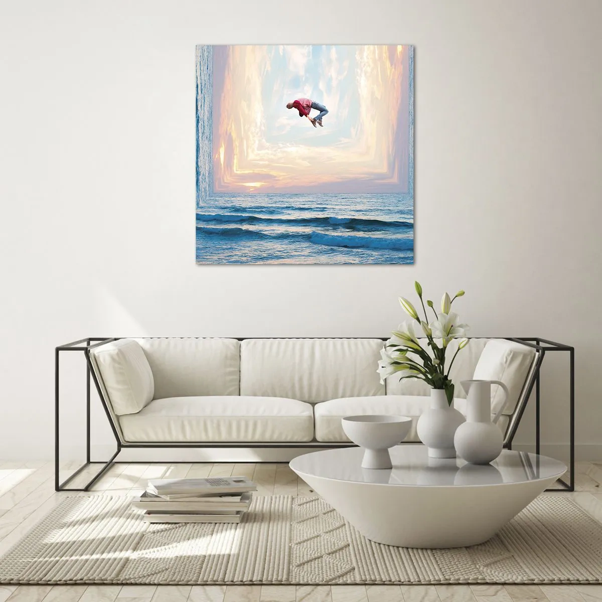 Üveg kép - Egy másik dimenzióba - 50x50 cm