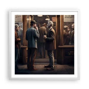 Poszter fekete keretben - A nap egy jó pillanata - 60x60 cm