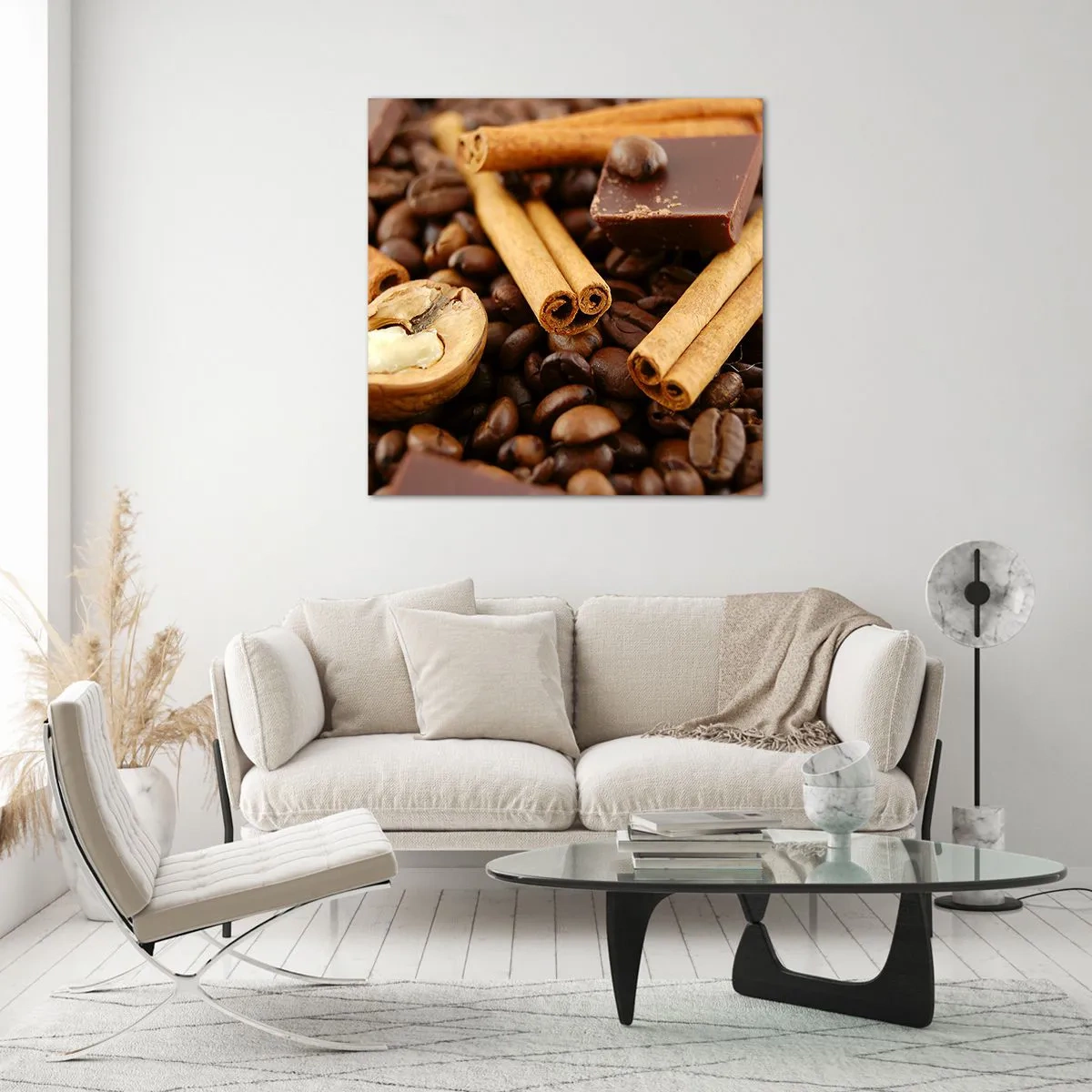 Üveg kép - Aromák koncertje - 40x40 cm