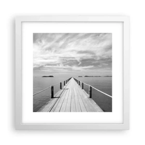 Poszter fekete keretben - Talán egy kirándulás... - 30x30 cm
