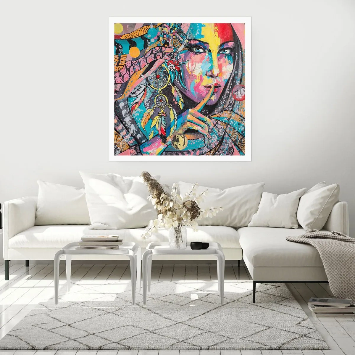 Poszter - Maradj csendben, amíg meg nem érted - 50x50 cm