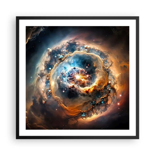 Poszter fehér keretben - Kezdet - 60x60 cm