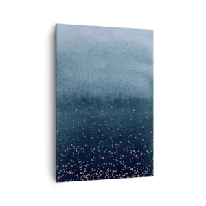 Vászonkép - Kompozíció - kék fázisok - 70x100 cm