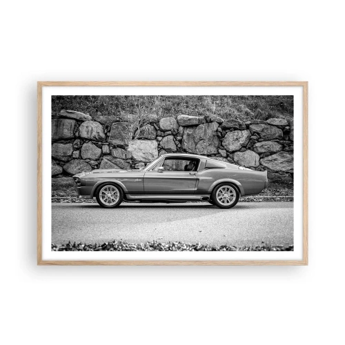 Poszter világos tölgy keretben - A 60-as évek legendája - 91x61 cm