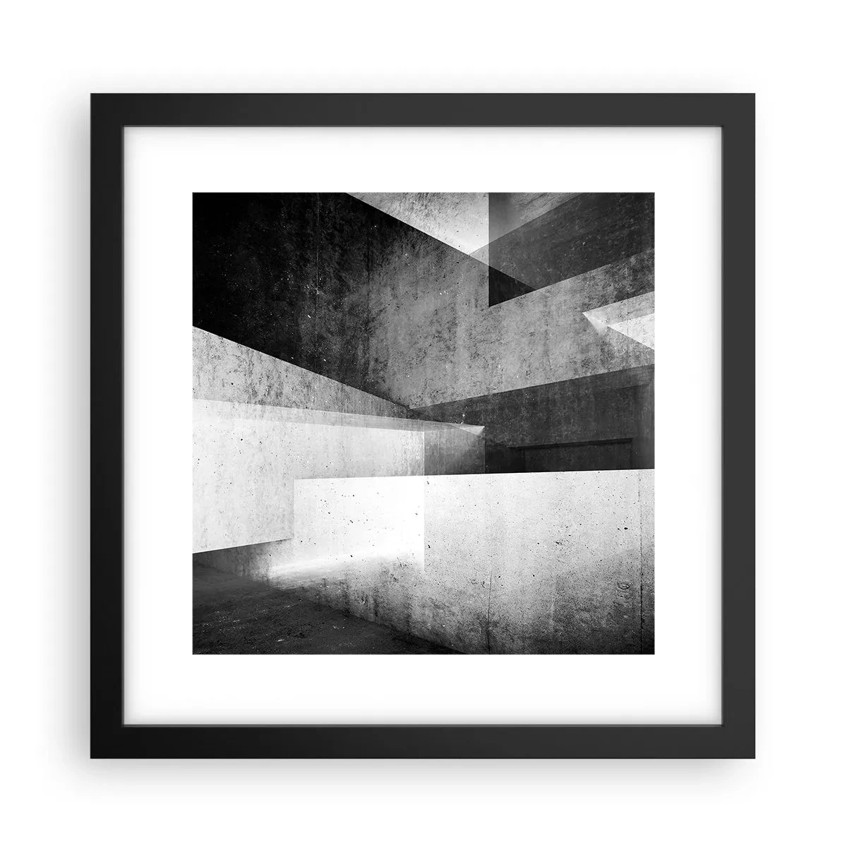 Poszter fehér keretben - A tér szerkezete - 30x30 cm