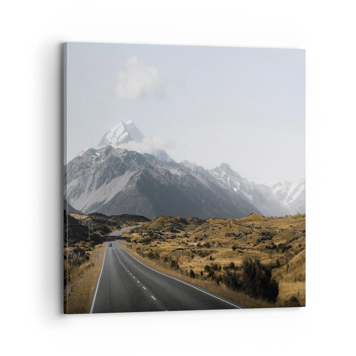 Vászonkép - Út a hegyek szívébe - 70x70 cm