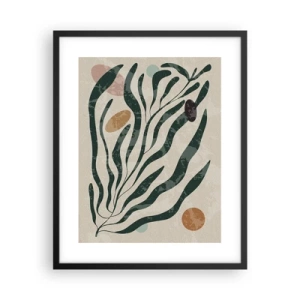 Poszter fehér keretben - Zöldek között - 40x50 cm