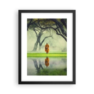 Poszter fehér keretben - Útban a megvilágosodás felé - 30x40 cm