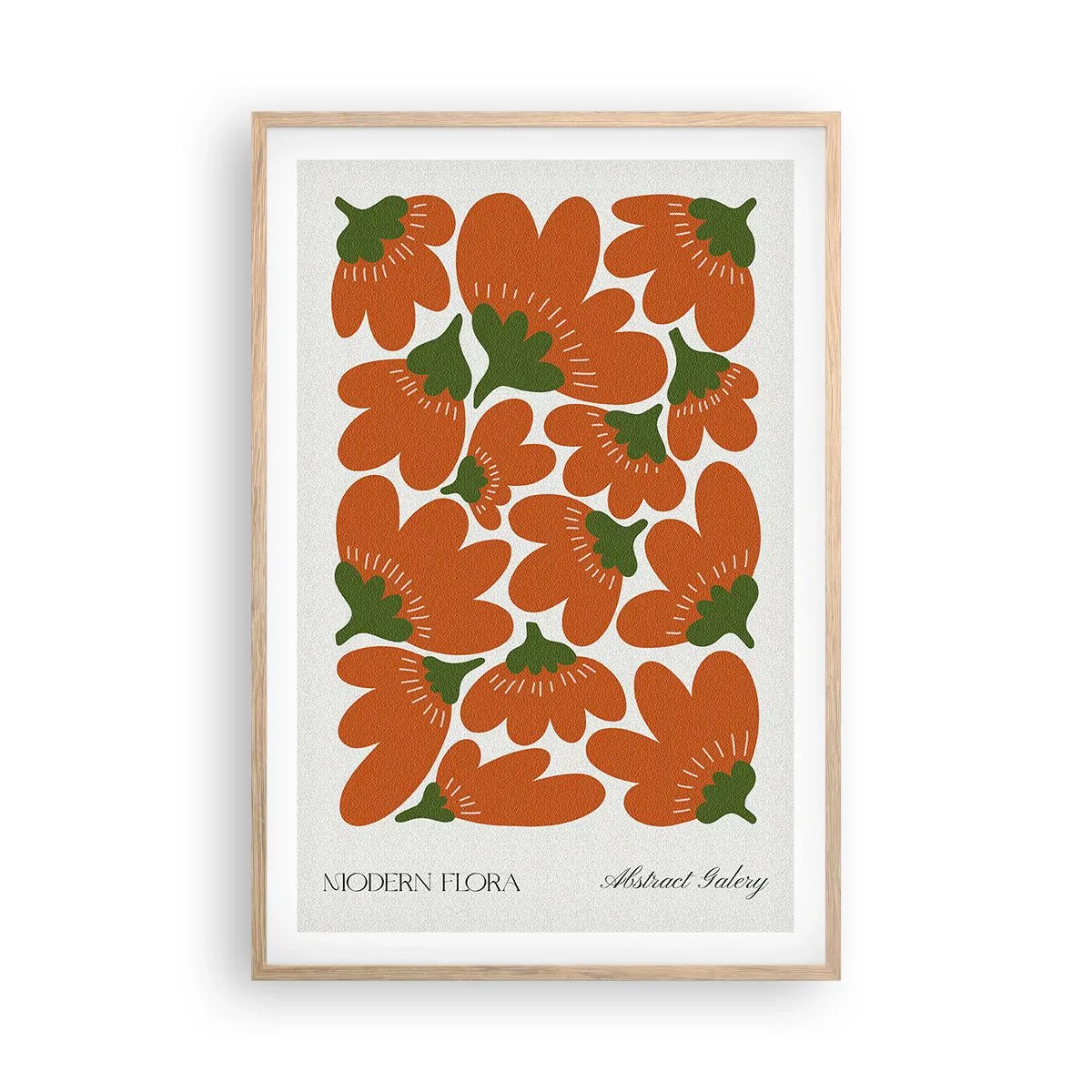 Poszter világos tölgy keretben - A virágok életéről - 61x91 cm