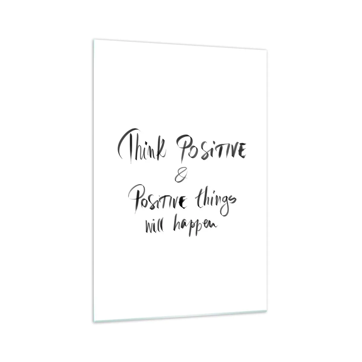 Üveg kép - Hogyan élj? - 70x100 cm