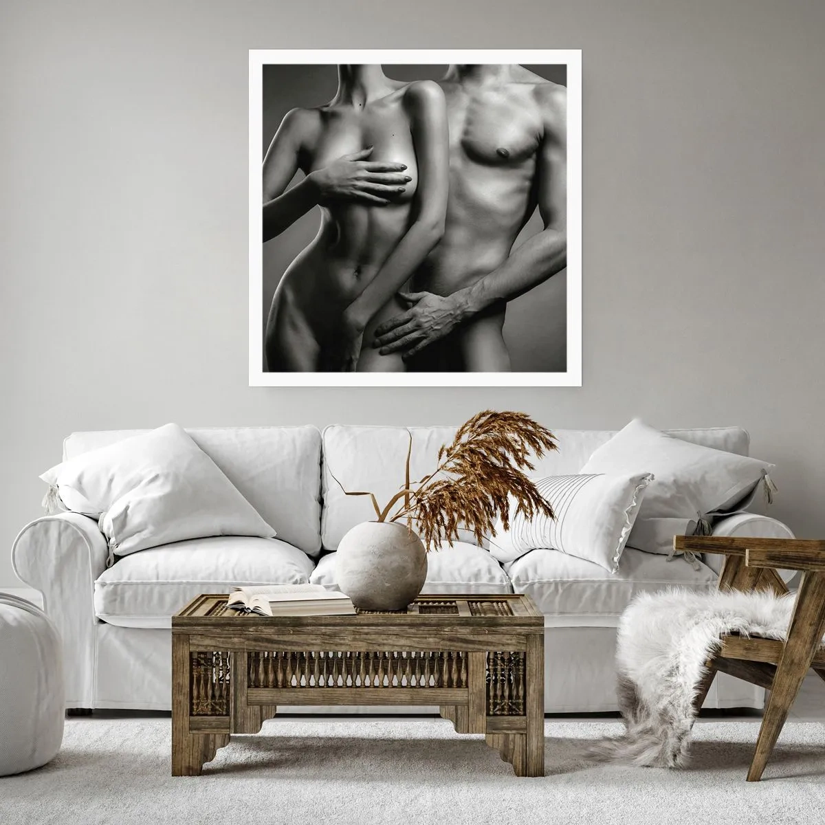 Poszter - Ádám és Éva - 60x60 cm