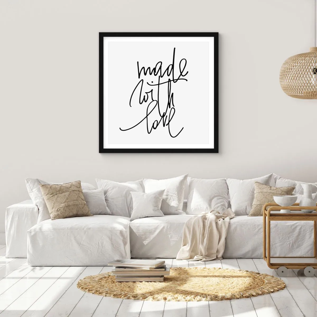 Poszter fehér keretben - A legjobb márka - 40x40 cm