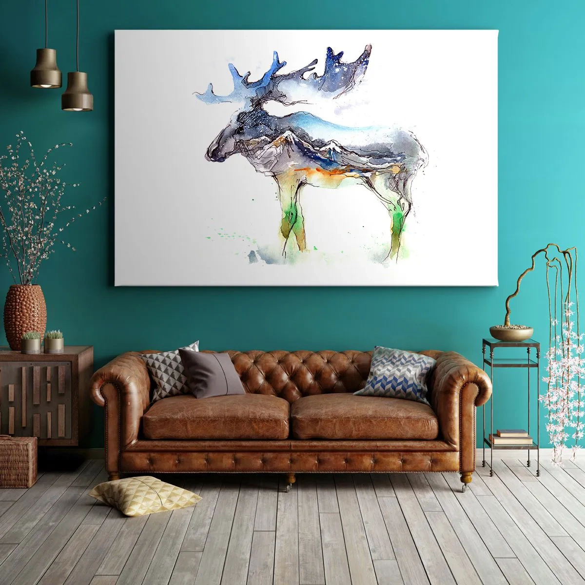 Vászonkép - Egy téli mese hőse - 100x70 cm