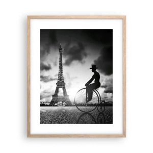 Poszter világos tölgy keretben - Belle Epoque hiánya - 40x50 cm