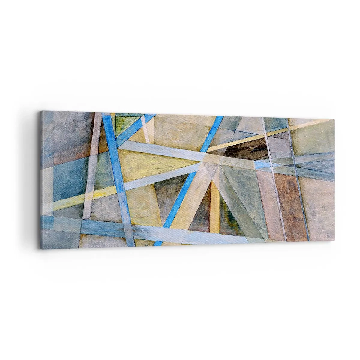 Vászonkép - Egyenesen vagy átlósan? - 100x40 cm