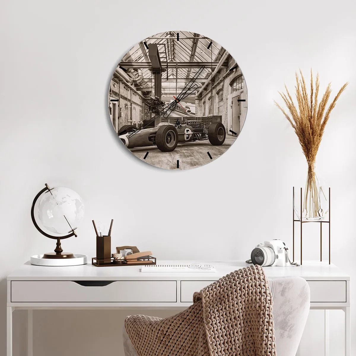 Falióra, Óra - A győztes pihenője - 40x40 cm