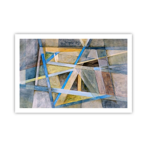 Poszter - Egyenesen vagy átlósan? - 91x61 cm