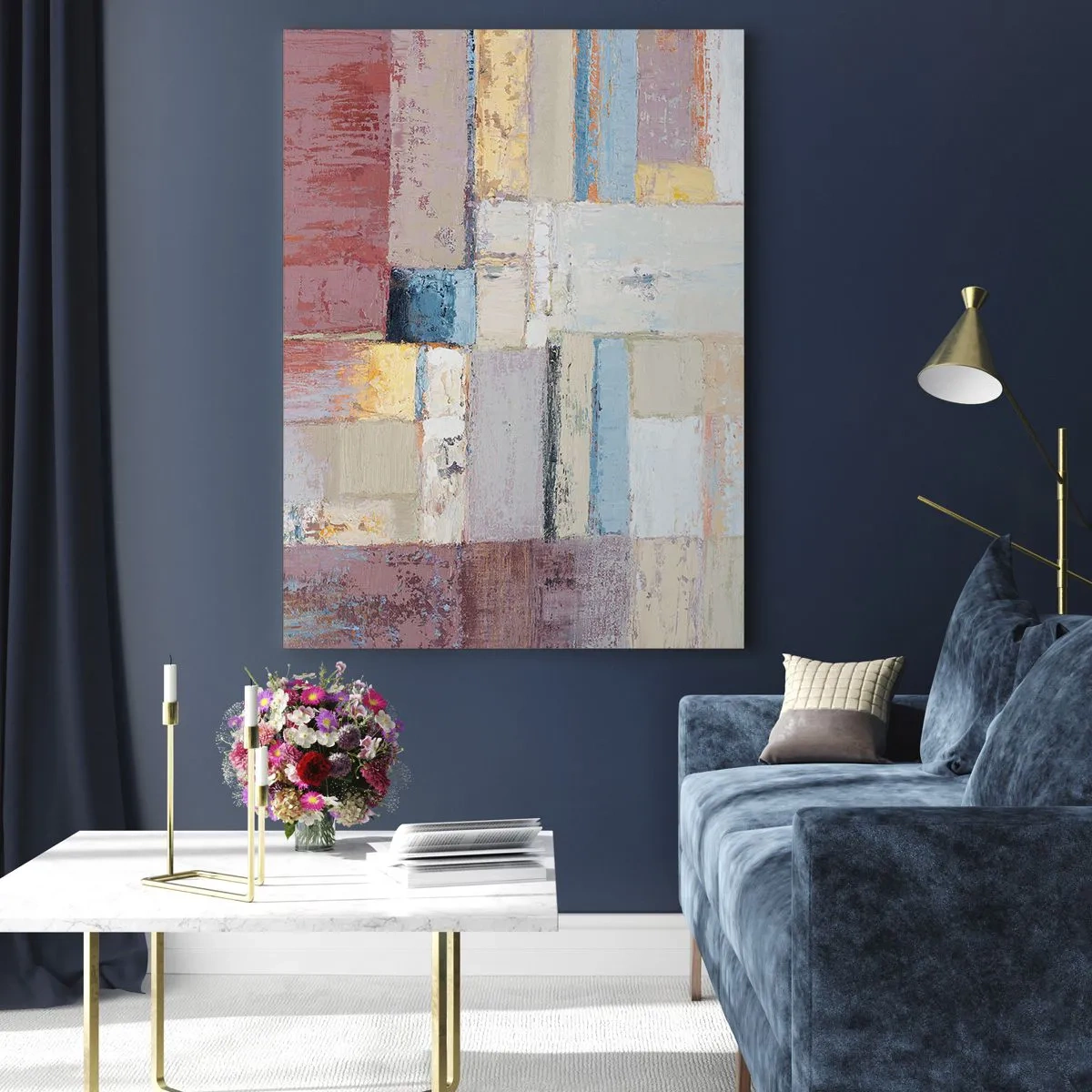 Üveg kép - A geometria nyugalma - 80x120 cm