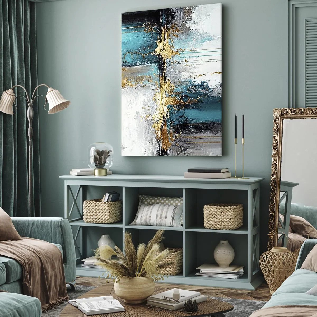 Vászonkép - Minden áramlik - 70x100 cm