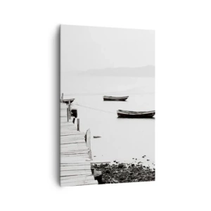 Vászonkép - Csendes és tiszta víz felett - 80x120 cm