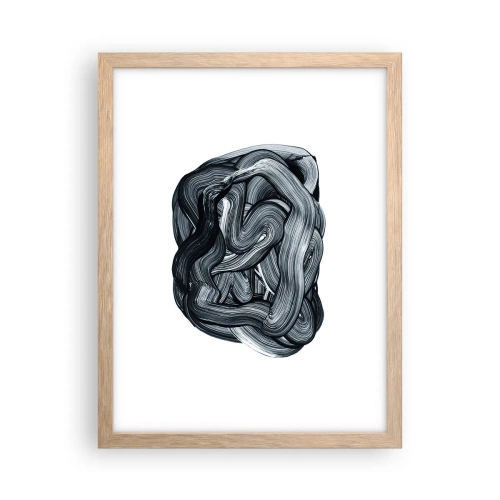 Poszter világos tölgy keretben - Ez nem olyan egyszerű - 30x40 cm