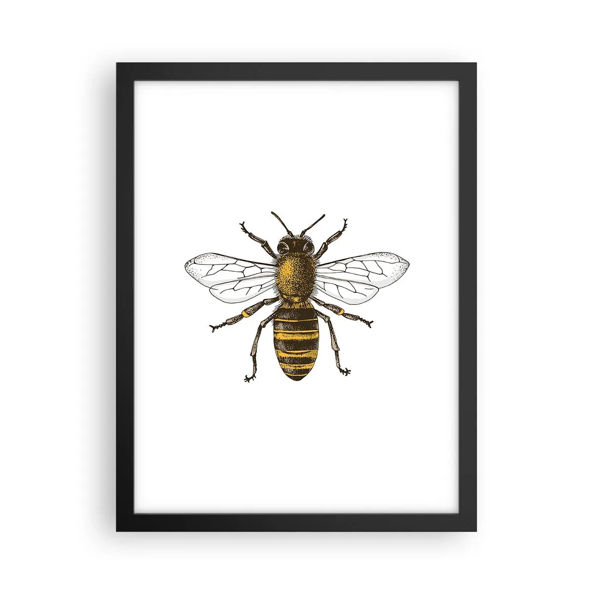 Poszter fehér keretben - Gyönyörű és jó - 30x40 cm