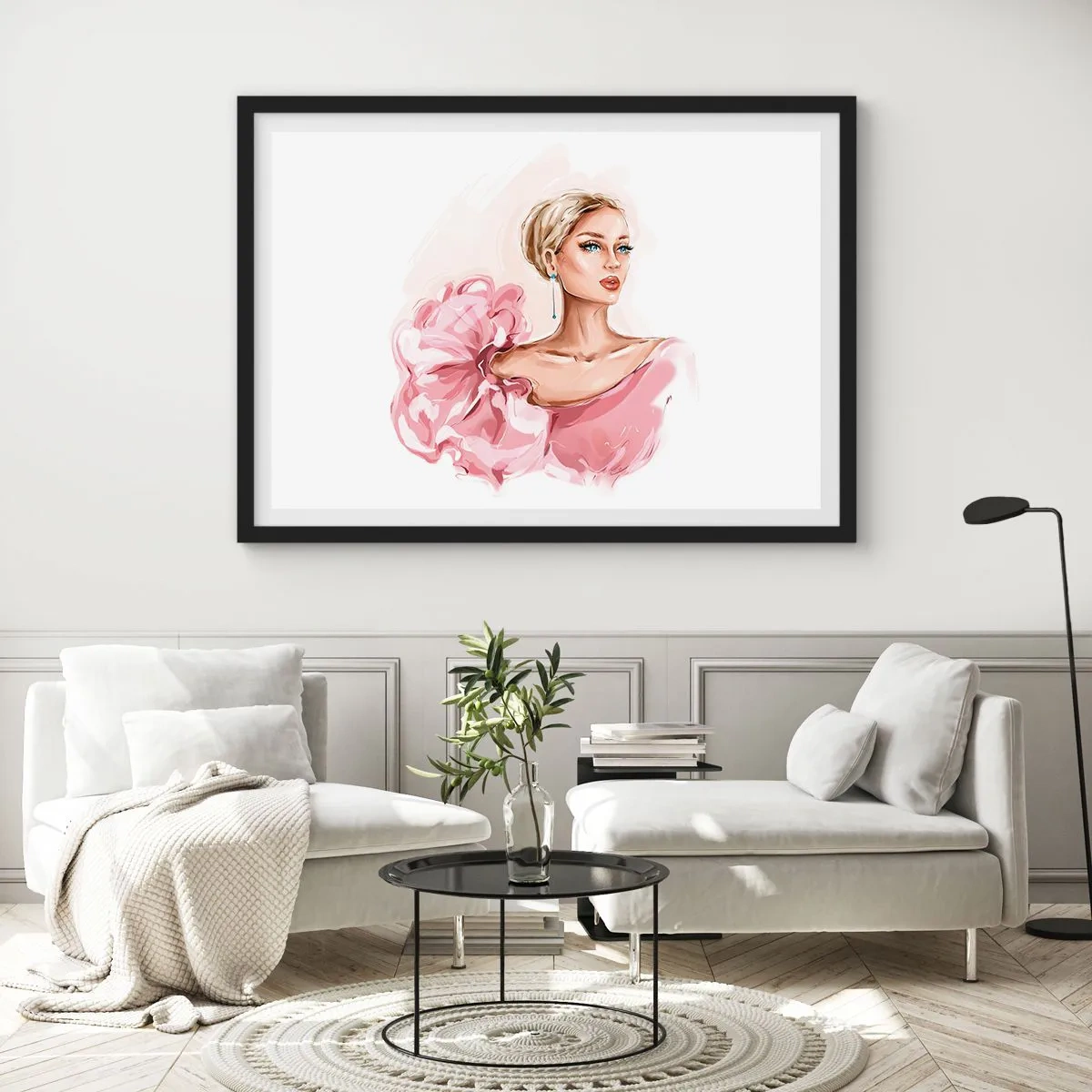 Poszter fehér keretben - Mintha festett lenne… - 70x50 cm