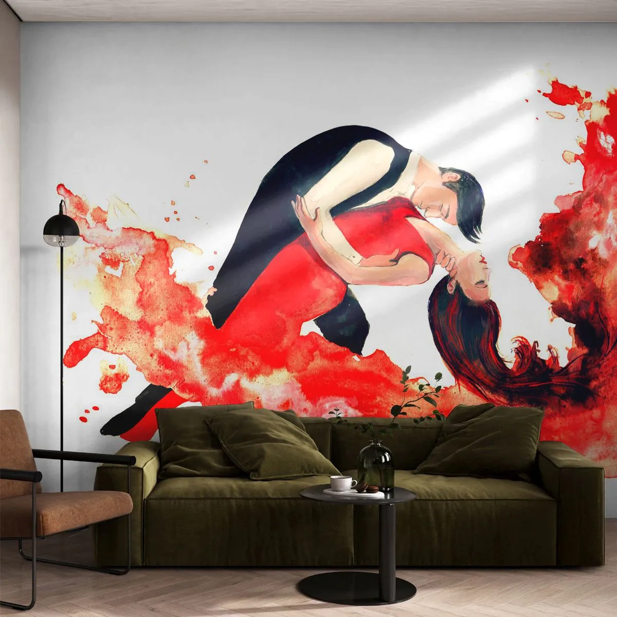 Fotótapéta Premium Sand - Tango – érzéki hullám - Tánc, Zene, Táncosok - 350x256 cm