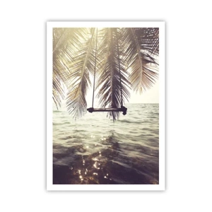 Poszter - Tetszés szerint hintázhat a felhők között - 70x100 cm