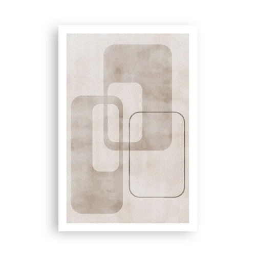 Poszter - Geometrikus fúga - 61x91 cm