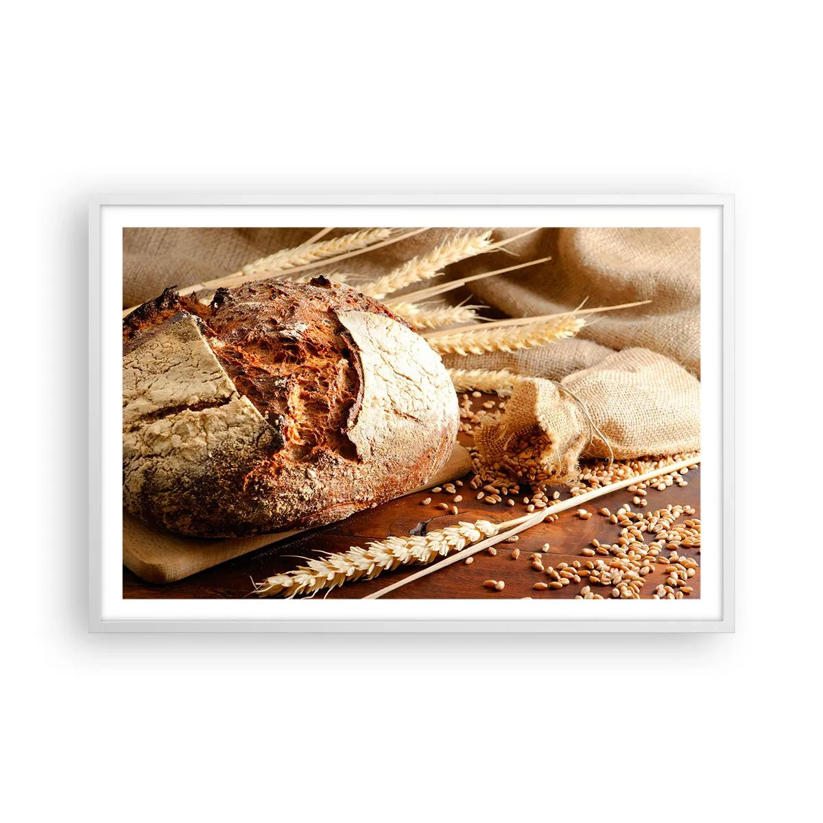 Poszter fekete keretben - Étvágygerjesztő, illatos, ropogós - 91x61 cm