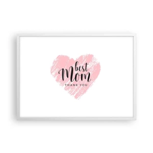 Poszter fekete keretben - Mindig a megfelelő pillanat - 70x50 cm