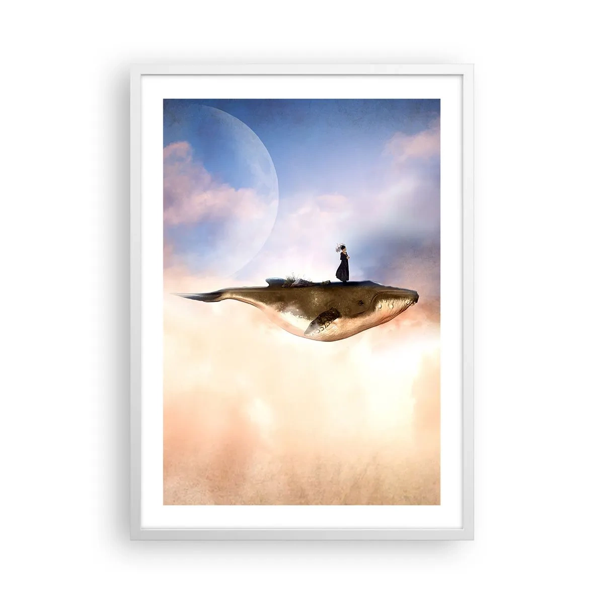 Poszter fekete keretben - Legeslegreálisabb utazás - 50x70 cm