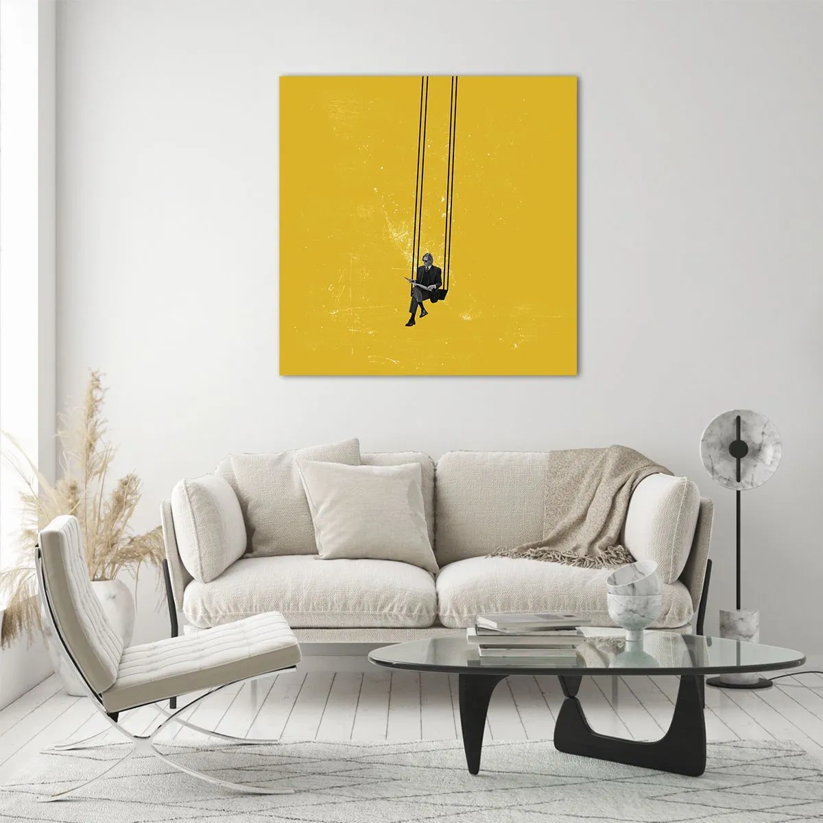 Üveg kép - Egy nap, mint a többi - 40x40 cm