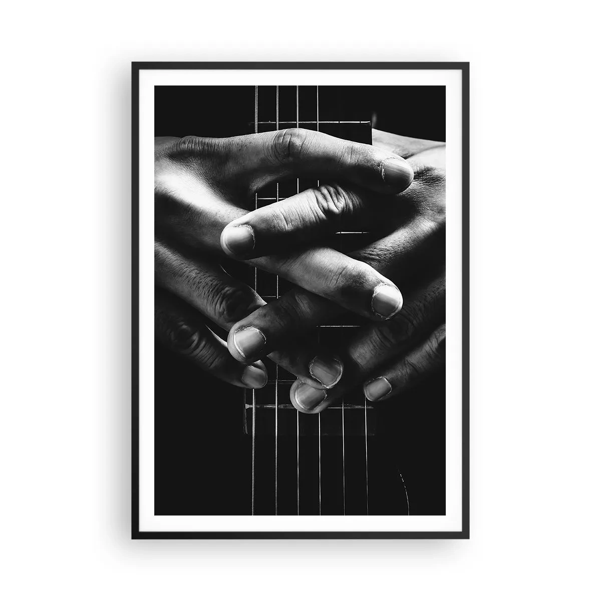 Poszter fehér keretben - Művész imája - 70x100 cm