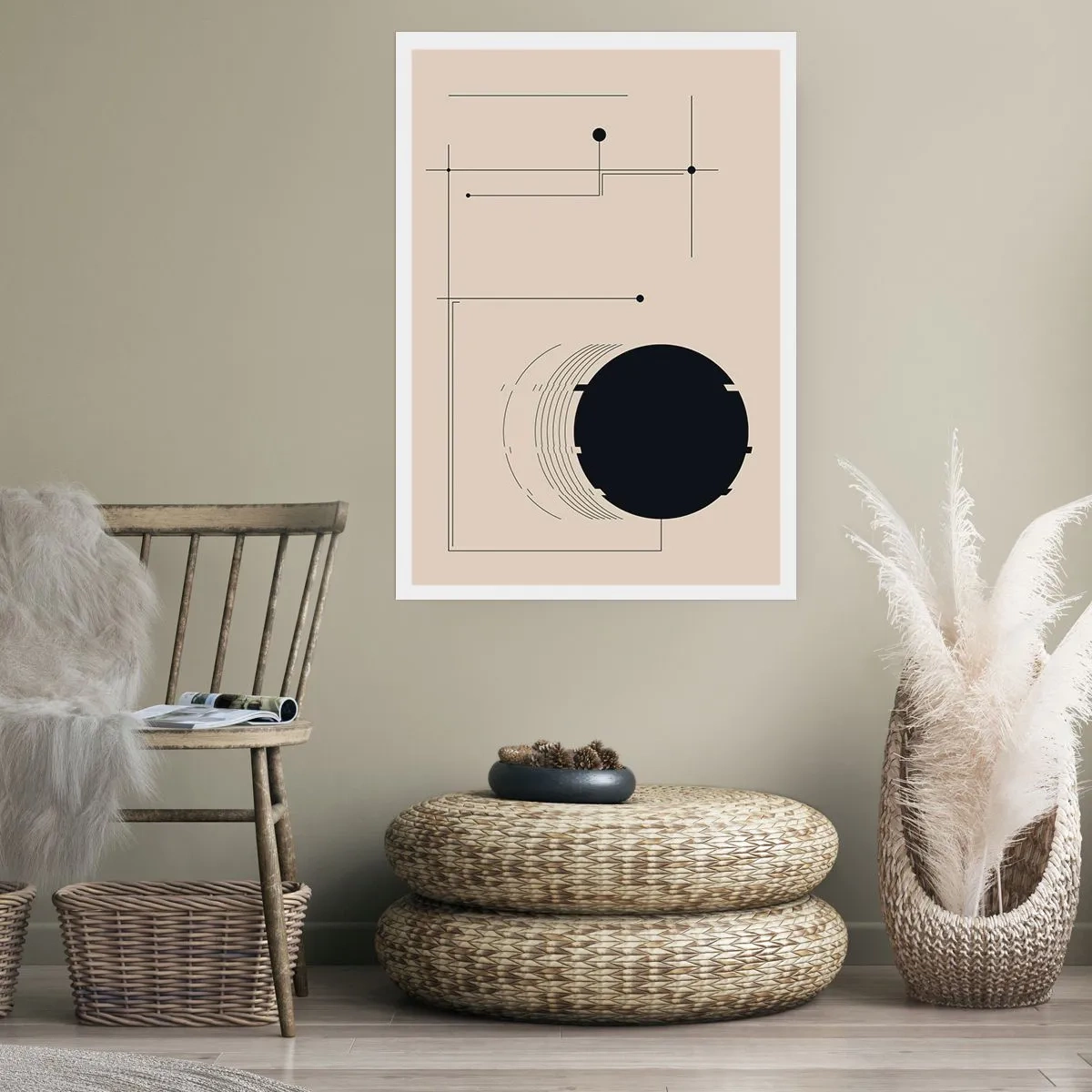Poszter - Ruganyos és dinamikus kompozíció - 50x70 cm