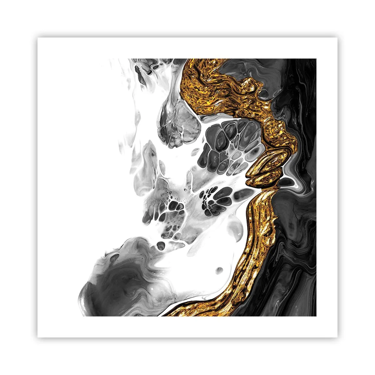 Poszter - Szerves kompozíció - 50x50 cm