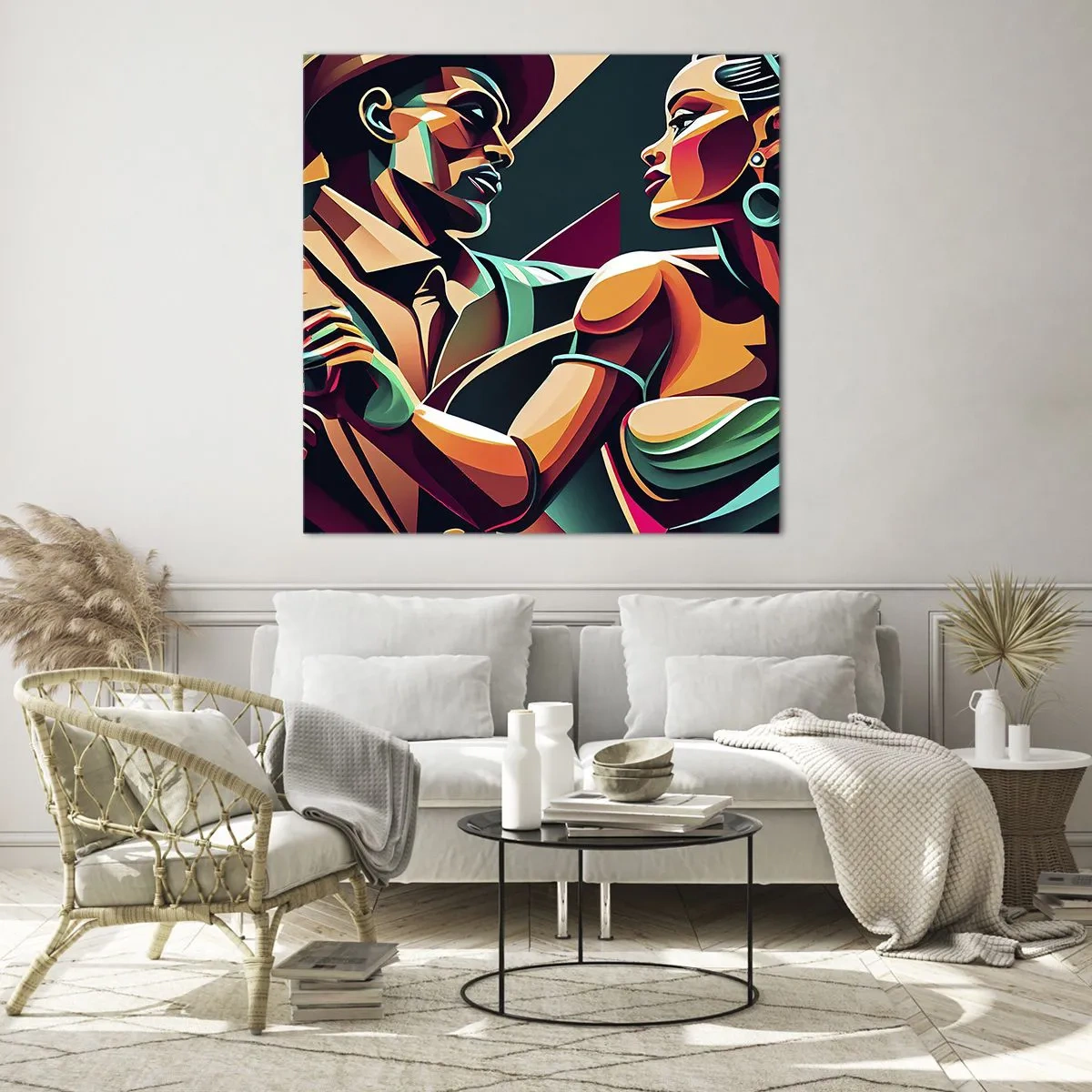 Üveg kép - A szív ritmusában - 60x60 cm